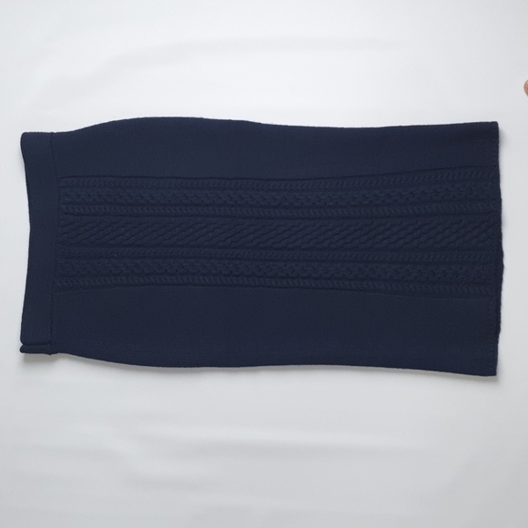 ATM Anthony Thomas Melillo Blended Wool Cable Knit Skirt - Picture 7 of 7